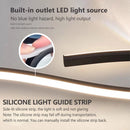 LED Rechargeable Wall Lamp for Bedroom, Wireless No Wiring, Decorative Light by Ljojo