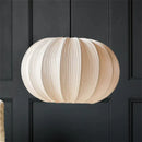 Ljojo Wabi-sabi Fabric Art LED Pendant Light for Dining Room Home Decor