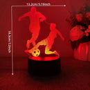 Football Players 3D Night Light - Ideal Gift for Enthusiasts - Ljojo
