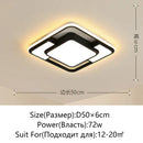 Ljojo LED Ceiling Light: Modern Minimalist Bedroom Chandelier for Living Room, Children's Room