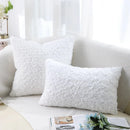 Ljojo Luxury Fluffy Fur Pillow Cover Modern Home Decorative Cushions