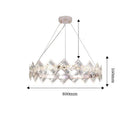 Ljojo Modern Crystal LED Chandelier Pendant Lighting for Dining Living Room Home Decor