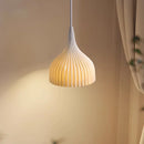 Ljojo Milky White Resin LED Pendant Light for Home Decor