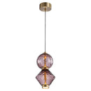 Italian Glass Pendant Lamp Modern Led Chandelier for Living Bedroom Kitchen Island Dining Table by Ljojo
