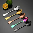 Ljojo Mini Gold Spoon Set - Stainless Steel Coffee Dessert Tea Small Spoons