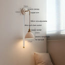 IWHD Japan Style Ceramic LED Wall Sconce with Adjustable Copper Arm for Bedroom and Bathroom - Nordic Modern Wandlamp by Ljojo