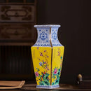 Ljojo™ Gold Painted Enamel Porcelain Vase - Home Office Decor Craft Item