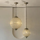 Ljojo Crystal Pendant Chandelier Light Fixture Modern Glass Hanging Lamp Nordic Living Room Bedroom