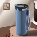 Ljojo 350/500ml Double-wall Stainless Steel Coffee Mug - Vacuum Insulated Travel Tumbler