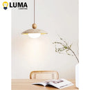 Ljojo Yellow Travertine Pendant Light - Modern Cave Stone Hanging Lamp for Kitchen Island