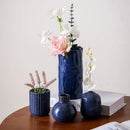 Ljojo™ Ceramic Flower Vase: European Light Luxury Home Decor Mini Hydroponic Ornament