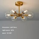 Modern Glass Ball Chandelier LED Pendant Light Home Decor Indoor Lighting Fixture Ljojo