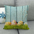 Easter Bunny Eggs Printed Pillow Covers 45x45cm - Ljojo Easter Decorations