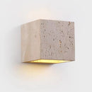 Japanese Wabi-Sabi Style Yellow Cave Stone LED Wall Lamp for Bedroom by Ljojo