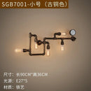 Ljojo Industrial Metal Wall Lamp: Postmodern Led Chandeliers for Living Room & Bedroom
