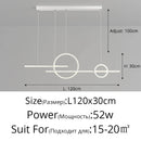 Ljojo Long LED Pendant Light for Dining and Living Room Decor