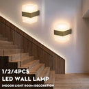 Ljojo LED Facade Wall Light for Home Garden Decor, Waterproof Stair Luminaire, Bedroom Garage Lighting