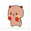 Cute Panda Bears Printed Pillow Case for Sofa Decoration by Ljojo