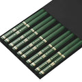 Ljojo Metal Chopsticks Set: Japanese & Chinese Sushi Alloy Non-slip Reusable Sticks