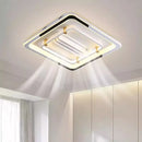 Ljojo Modern Led Ceiling Fan Light for Dining Room - Elegant Indoor Lighting Solution