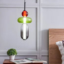 Modern Colorful Glass Pendant Chandelier Light for Loft Living Room - Ljojo