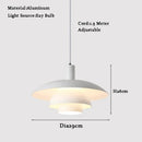 LED Pendant Light Creative Metal Umbrellas Modern Gradient Colourful UFO Adjustable Lighting Ljojo