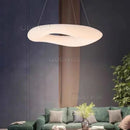 Ljojo Acrylic Donut LED Chandelier Pendant Light - Nordic Creative Style for Living Room Bedroom