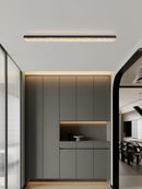 Ljojo Long Strip LED Ceiling Lamp - Modern Minimalist Lighting for Living Room Kitchen Bedroom