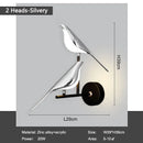 Ljojo 350° Rotatable LED Wall Lights with Touch Switch ON/OFF