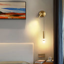 LED Wall Light Bedroom Lamp Reading Spotlight Chandelier Postmodern Minimalist Hotel Room Bedside Wall Light by Ljojo