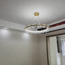 Luxury Crystal Chandelier Modern Led Pendant Light for Living Room Hotel Villa Bedroom Dining Room