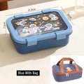 Ljojo 1250ML Cartoon Lunch Box & Soup Bowl Set