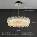 Modern Pink Glass Flower Pendant Light Chandelier by Ljojo - Luxury Bedroom Lighting Fixtures