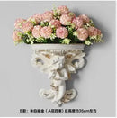 Ljojo™ Music Angel Resin Vase Wall Sticker Ornaments for Home Livingroom Wall Decoration