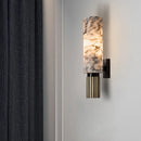Ljojo Marble Wall Lamp: Elegant Stone Wall Sconce for Home Decor, Living Room, Bedroom
