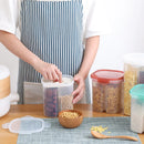 Ljojo 3L Transparent Rice Bucket Storage Container Kitchen Organizer
