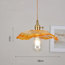 Nordic Purple Glass LED Pendant Lights - Elegant Chandelier for Kitchen & Dining Room by Ljojo