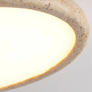 Ljojo 38CM Round Yellow Stone LED Ceiling Lamp for Bedroom and Corridor