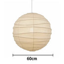 Rice Paper Pendant Lamp - Wabi Sabi Ceiling Light for Kitchen Island by Ljojo