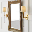 American Bedside Fabric Led Wall Lamps Copper / Iron E14 Wall Scones by Ljojo for Bedroom Lighting