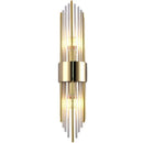 Clear Glass Wall Light for Living Room with E14 G9 Bulb, Ljojo Brand
