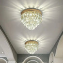 LED Crystal Corridor Light - Modern Red Rotating Entrance Ceiling Wardrobe Ljojo