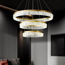 Ljojo Luxe Ring Resin Chandelier: Modern Nordic Design for Living, Dining, and Bedroom