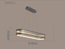 Minimalist Modern Decor Hanging Ceiling Lamps for Living Room, Ljojo Decorative Luminaires