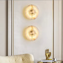 Alabaster Marble Wall Sconce Modern Gold for Bedroom Living Room Decoration by Ljojo