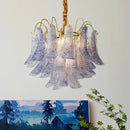 Murano Colorful Glass Petal Chandelier | Country Design LED Lighting by Ljojo