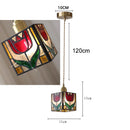 LED Tiffany Hanging Light Chandelier Modern Ceiling Lamp by Ljojo for Home Decoration