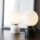 Ljojo Marble Glass Table Lamp - Nordic Modern Green Living Room Bedroom Study Lamp