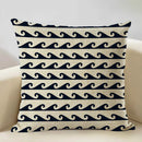 Ljojo Marine Cotton Fish Cushion Cover 45x45CM Square Home Decor Pillow Case