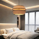 LED Chandelier Modern Wabi Sabi Wicker Pendant Lamp by Ljojo